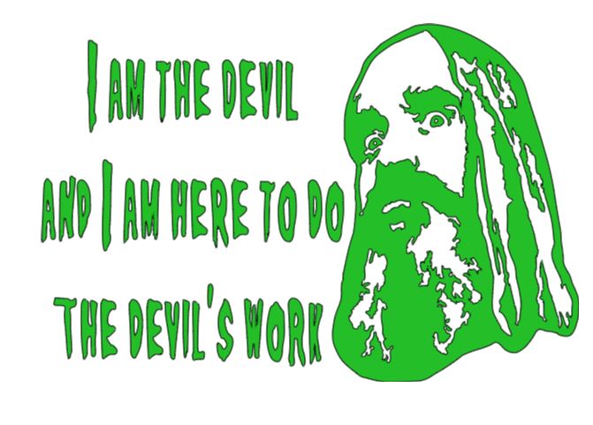 Otis Driftwood Devils Work Vinyl Decal Sticker Halloween Horror Metaphysical