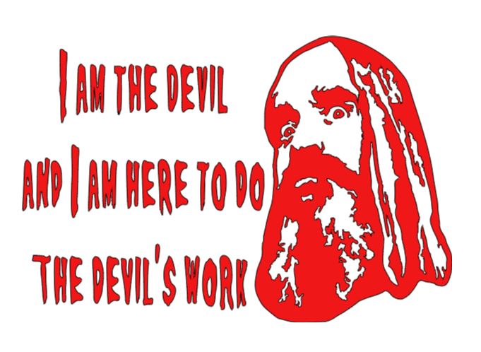 Otis Driftwood Devils Work Vinyl Decal Sticker Halloween Horror Metaphysical