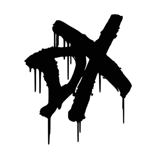 DX Degeneration X Vinyl Decal Sticker Halloween Horror Wrestling