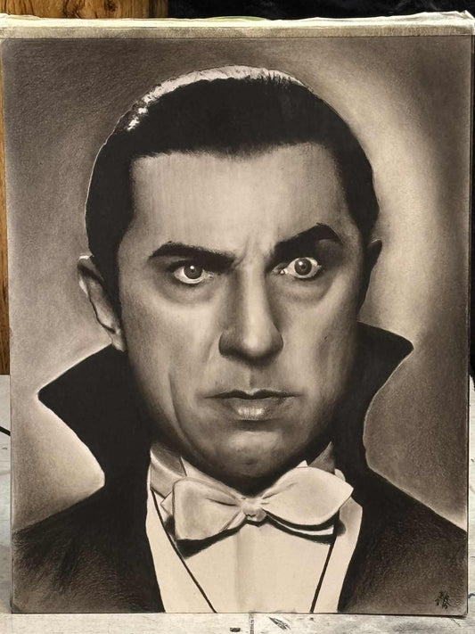 ORIGINAL Bela Lugosi Dracula Art Print Universal Horror Wall Hanging