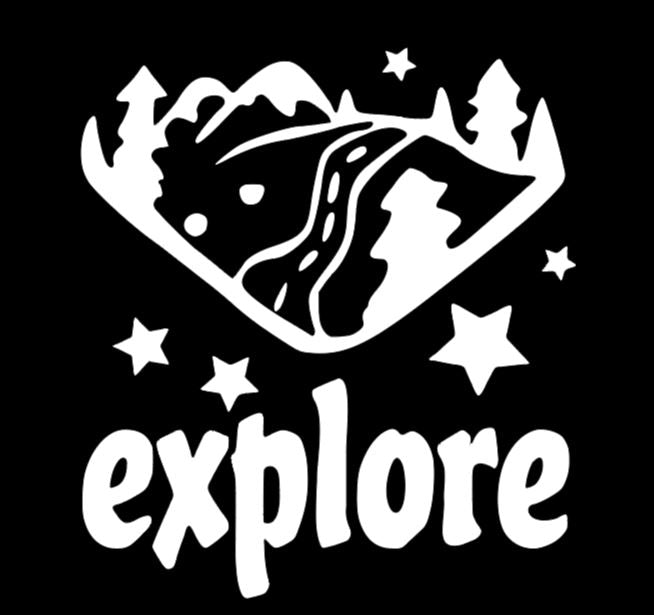 Explore Travel Vinyl Decal Sticker Halloween Horror Metaphysical