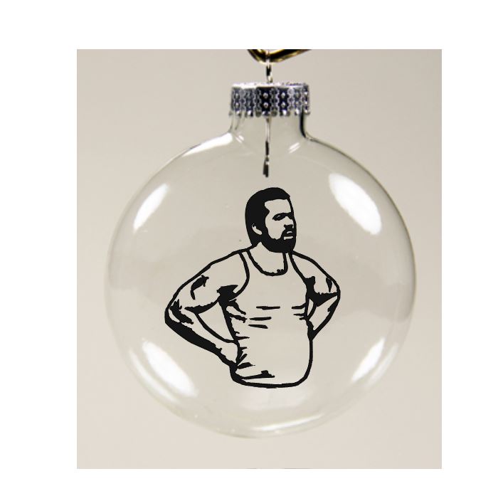 Mac Always Sunny Philadelphia Clear Christmas Ornament Shatterproof Horror