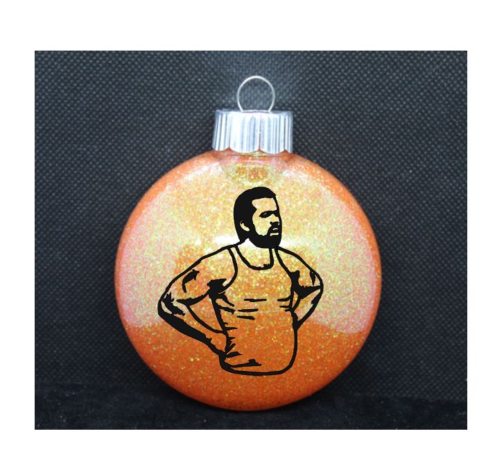 Mac Always Sunny in Philadelphia Glitter Christmas Ornament Shatterproof Horror