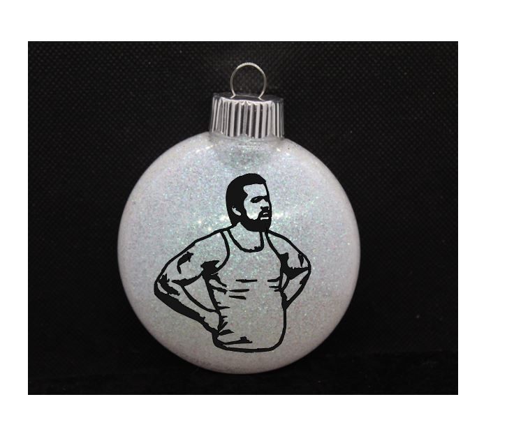 Mac Always Sunny in Philadelphia Glitter Christmas Ornament Shatterproof Horror