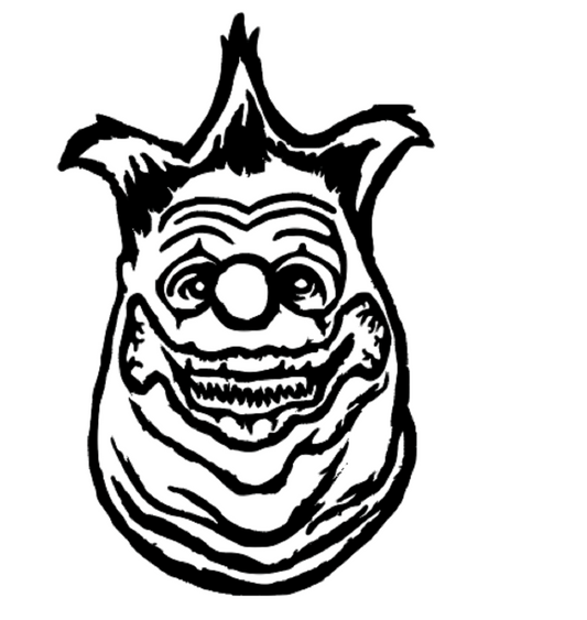 Fatso Killer Klowns Outer Space Vinyl Decal Sticker Halloween Horror Metaphysical