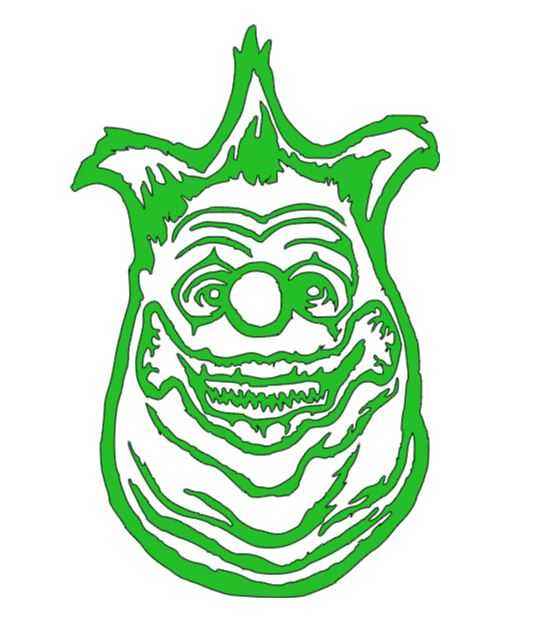 Fatso Killer Klowns Outer Space Vinyl Decal Sticker Halloween Horror Metaphysical