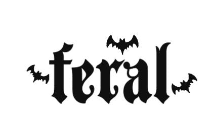 Feral Bat Vinyl Decal Sticker Halloween Horror Metaphysical