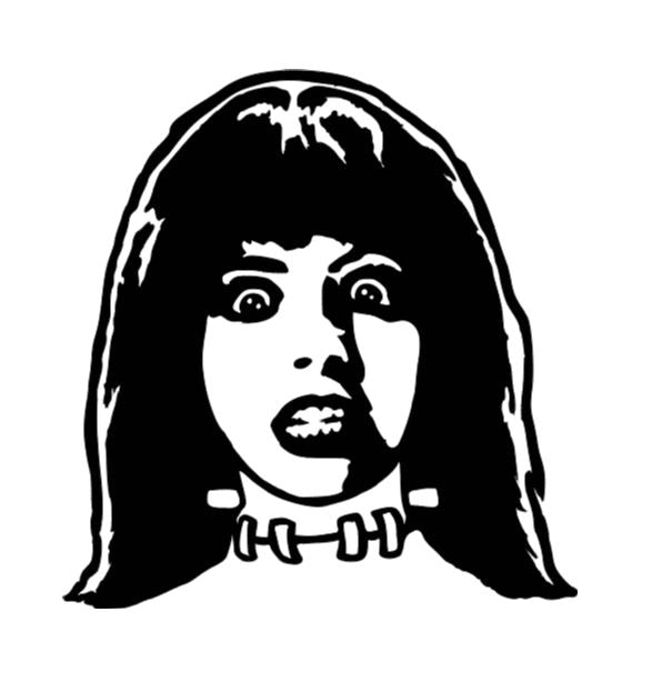 Frankenhooker Vinyl Decal Sticker Halloween Horror Metaphysical