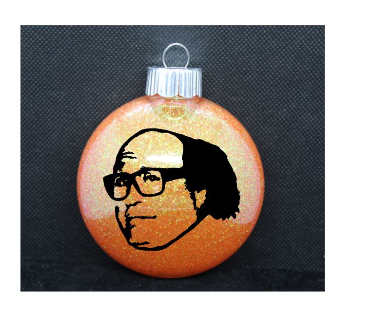 Frank Always Sunny in Philadelphia Glitter Christmas Ornament Shatterproof Horror