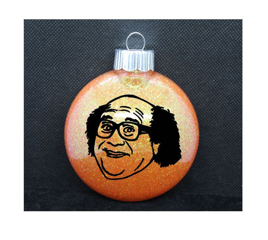 Frank Always Sunny in Philadelphia Glitter Christmas Ornament Shatterproof Horror
