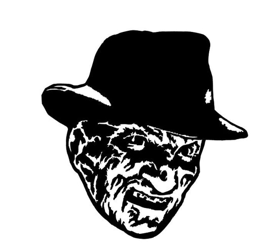 Freddy Krueger Nightmare Elm Street Vinyl Decal Sticker Halloween Horror Metaphysical