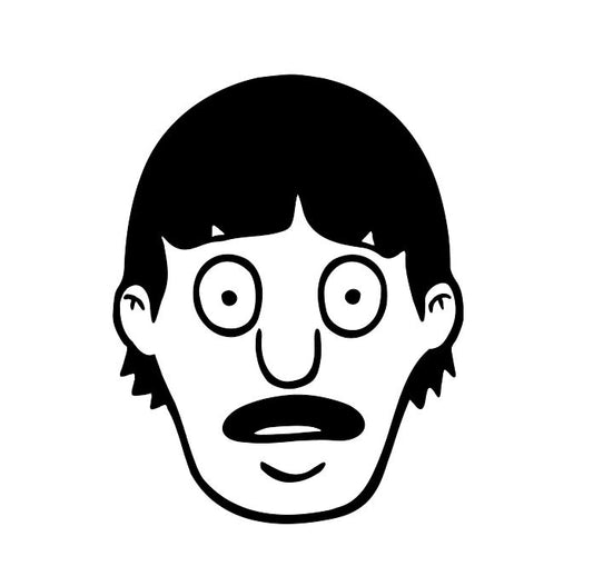 Gene Bob's Burgers Vinyl Decal Sticker Halloween Horror