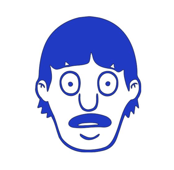 Gene Bob's Burgers Vinyl Decal Sticker Halloween Horror