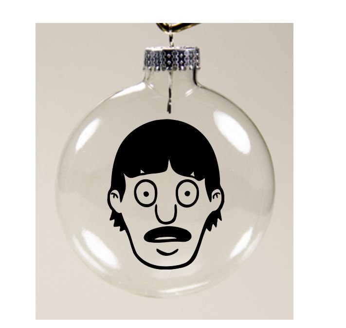 Gene Bob's Burgers Clear Christmas Ornament Shatterproof Horror Halloween