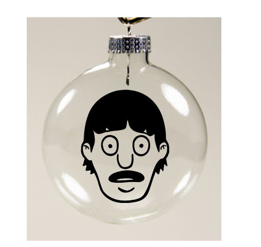Gene Bob's Burgers Clear Christmas Ornament Shatterproof Horror Halloween