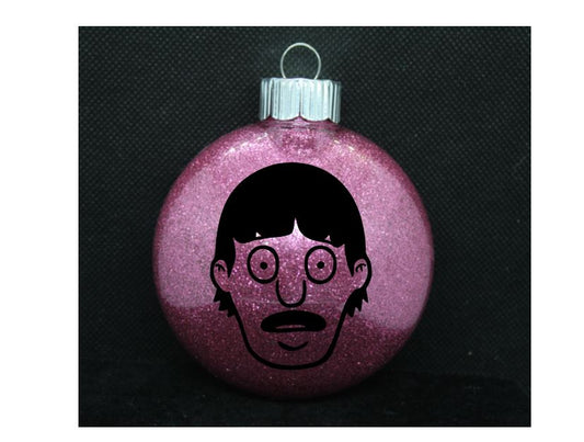 Gene Bob's Burgers Glitter Christmas Ornament Shatterproof Horror Halloween