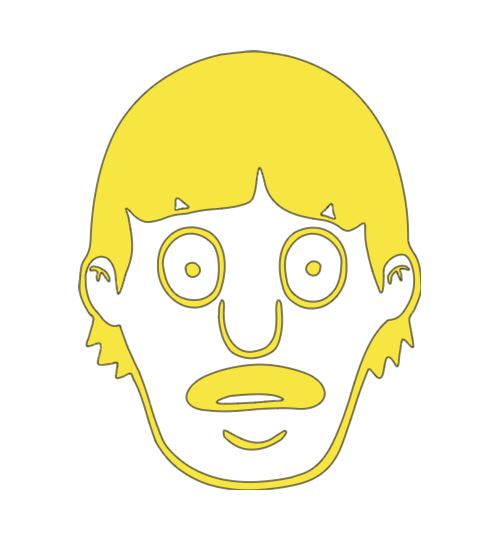 Gene Bob's Burgers Vinyl Decal Sticker Halloween Horror