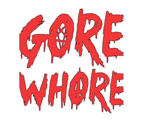 Gore Whore Vinyl Decal Sticker Halloween Horror Metaphysical
