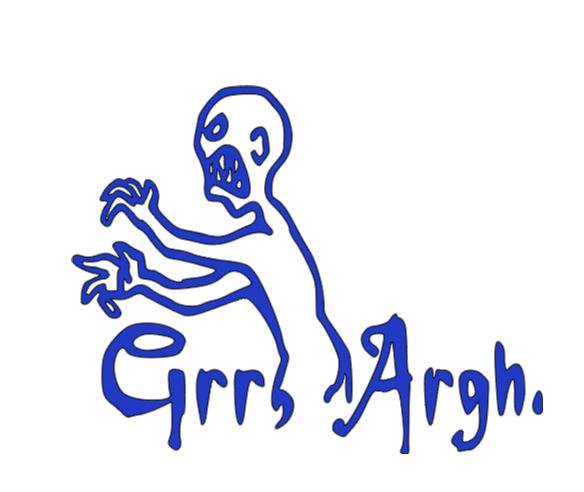Grr Argh Buffy Vinyl Decal Sticker Halloween Horror Metaphysical
