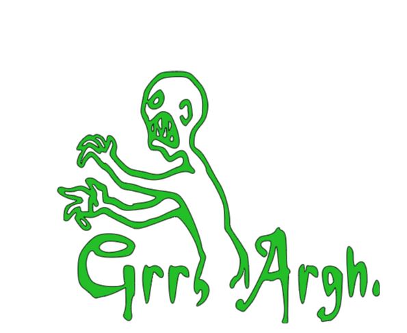 Grr Argh Buffy Vinyl Decal Sticker Halloween Horror Metaphysical