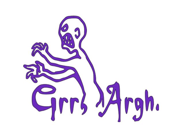 Grr Argh Buffy Vinyl Decal Sticker Halloween Horror Metaphysical