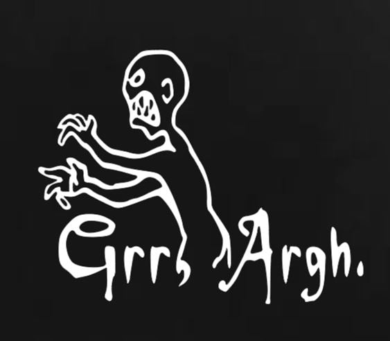 Grr Argh Buffy Vinyl Decal Sticker Halloween Horror Metaphysical