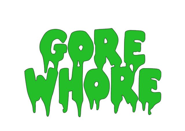 Gore Whore Vinyl Decal Sticker Halloween Horror Metaphysical