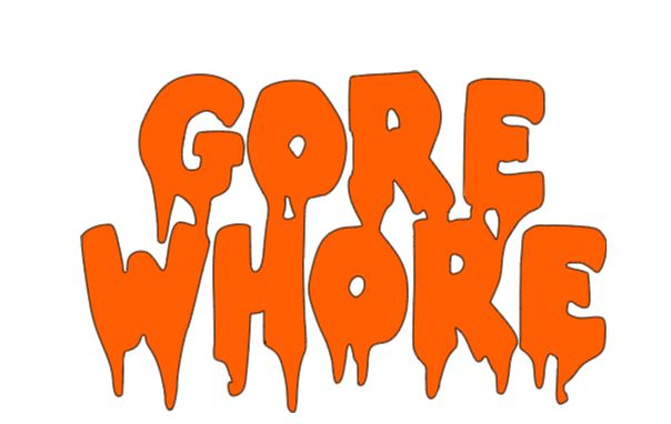 Gore Whore Vinyl Decal Sticker Halloween Horror Metaphysical