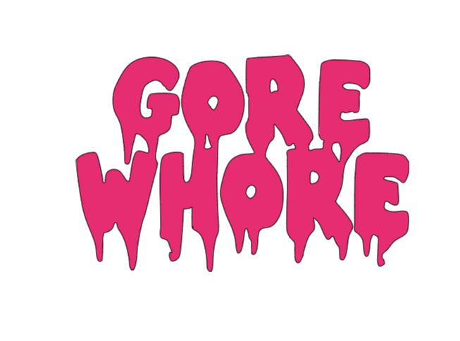Gore Whore Vinyl Decal Sticker Halloween Horror Metaphysical