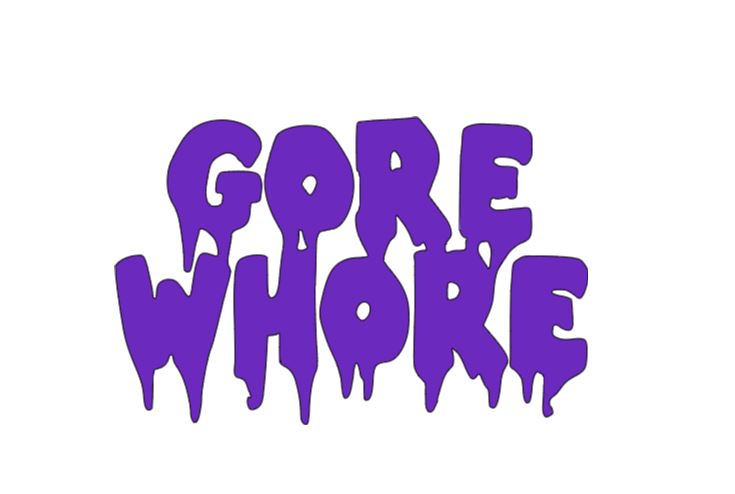 Gore Whore Vinyl Decal Sticker Halloween Horror Metaphysical
