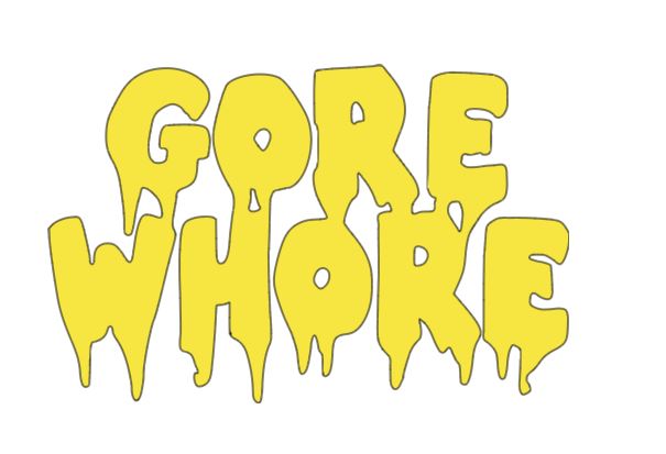 Gore Whore Vinyl Decal Sticker Halloween Horror Metaphysical