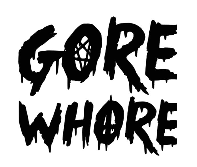 Gore Whore Vinyl Decal Sticker Halloween Horror Metaphysical