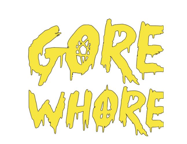Gore Whore Vinyl Decal Sticker Halloween Horror Metaphysical