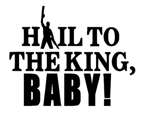 Evil Dead Hail King Ash Vinyl Decal Sticker Halloween Horror Metaphysical