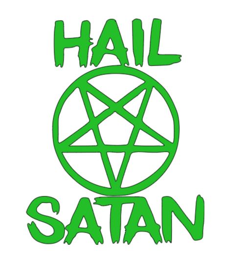 Hail Satan Vinyl Decal Sticker Halloween Horror Metaphysical