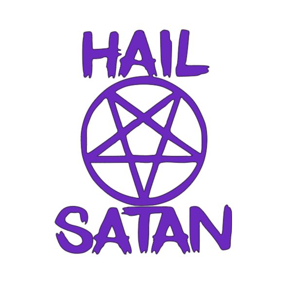 Hail Satan Vinyl Decal Sticker Halloween Horror Metaphysical