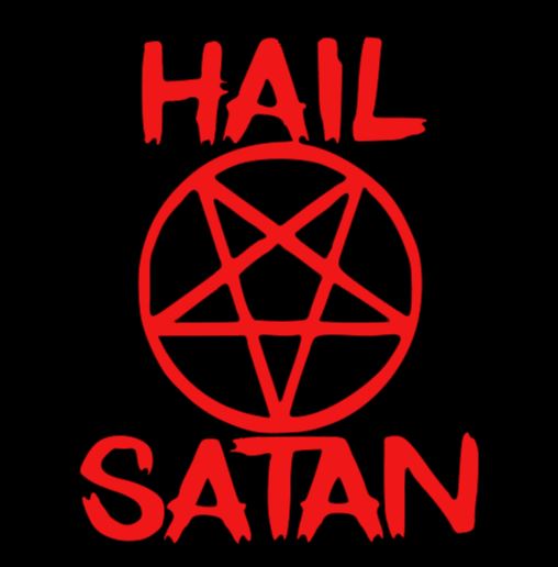 Hail Satan Vinyl Decal Sticker Halloween Horror Metaphysical