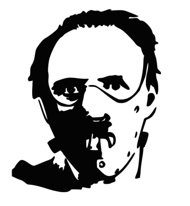 Hannibal Lecter Vinyl Decal Sticker Halloween Horror Metaphysical