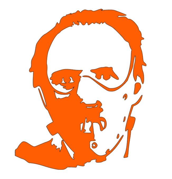 Hannibal Lecter Vinyl Decal Sticker Halloween Horror Metaphysical