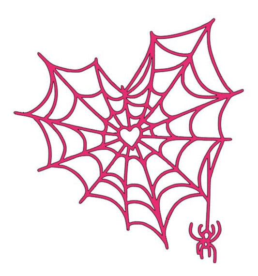 Heart Spider Web Vinyl Decal Sticker Halloween Horror Metaphysical