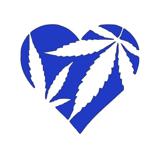 Weed Marijuana Heart Vinyl Decal Sticker Halloween Horror Metaphysical