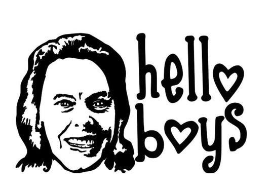Aileen Wuornos Hello Boys Vinyl Decal Sticker Halloween Horror Metaphysical True Crime