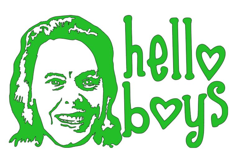 Aileen Wuornos Hello Boys Vinyl Decal Sticker Halloween Horror Metaphysical True Crime