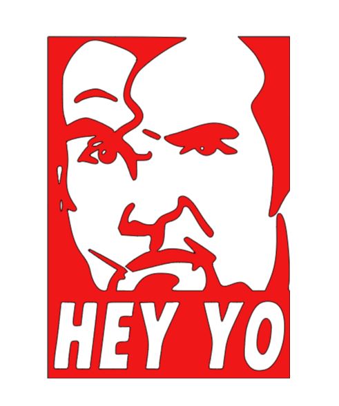 Hey Yo Razor Ramon Vinyl Decal Sticker Halloween Horror Wrestling