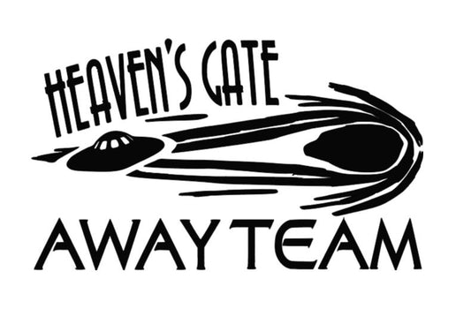 Heavens Gate Away Team Cult True Crime Vinyl Decal Sticker Halloween Horror Metaphysical