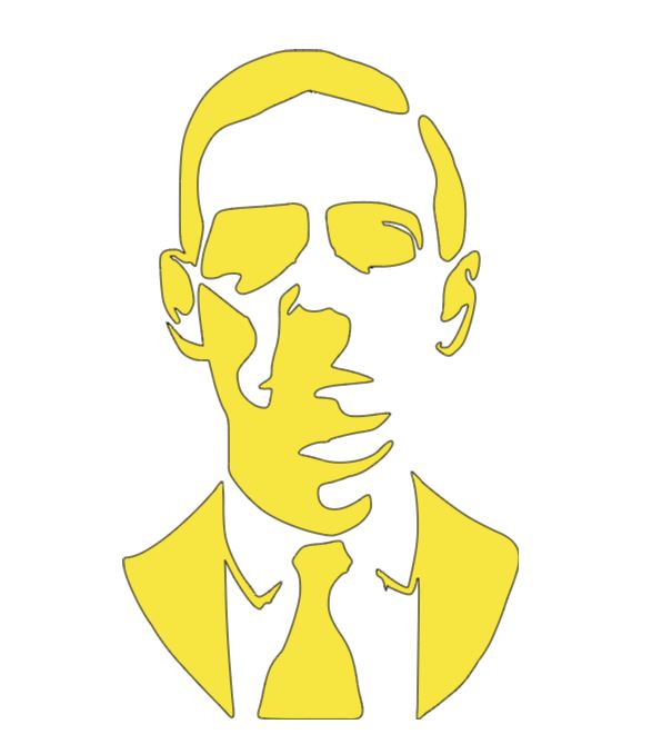 HP Lovecraft Vinyl Decal Sticker Halloween Horror Metaphysical