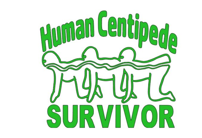 Human Centipede Survivor Vinyl Decal Sticker Halloween Horror Metaphysical