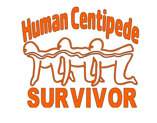 Human Centipede Survivor Vinyl Decal Sticker Halloween Horror Metaphysical