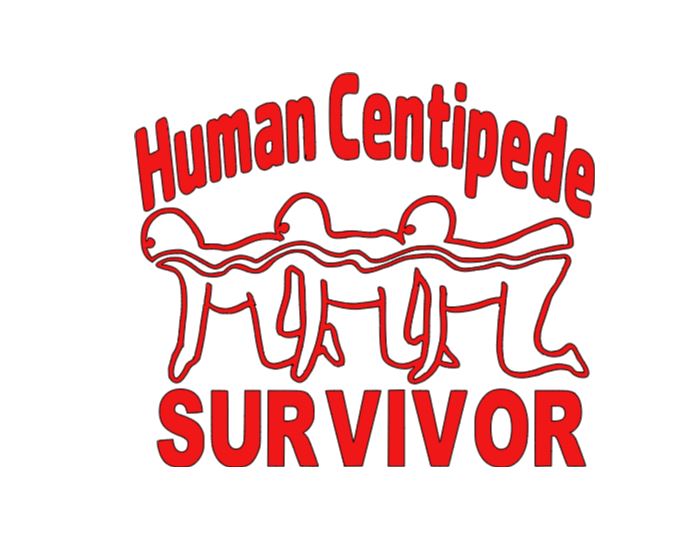 Human Centipede Survivor Vinyl Decal Sticker Halloween Horror Metaphysical
