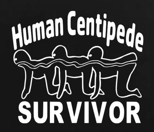 Human Centipede Survivor Vinyl Decal Sticker Halloween Horror Metaphysical